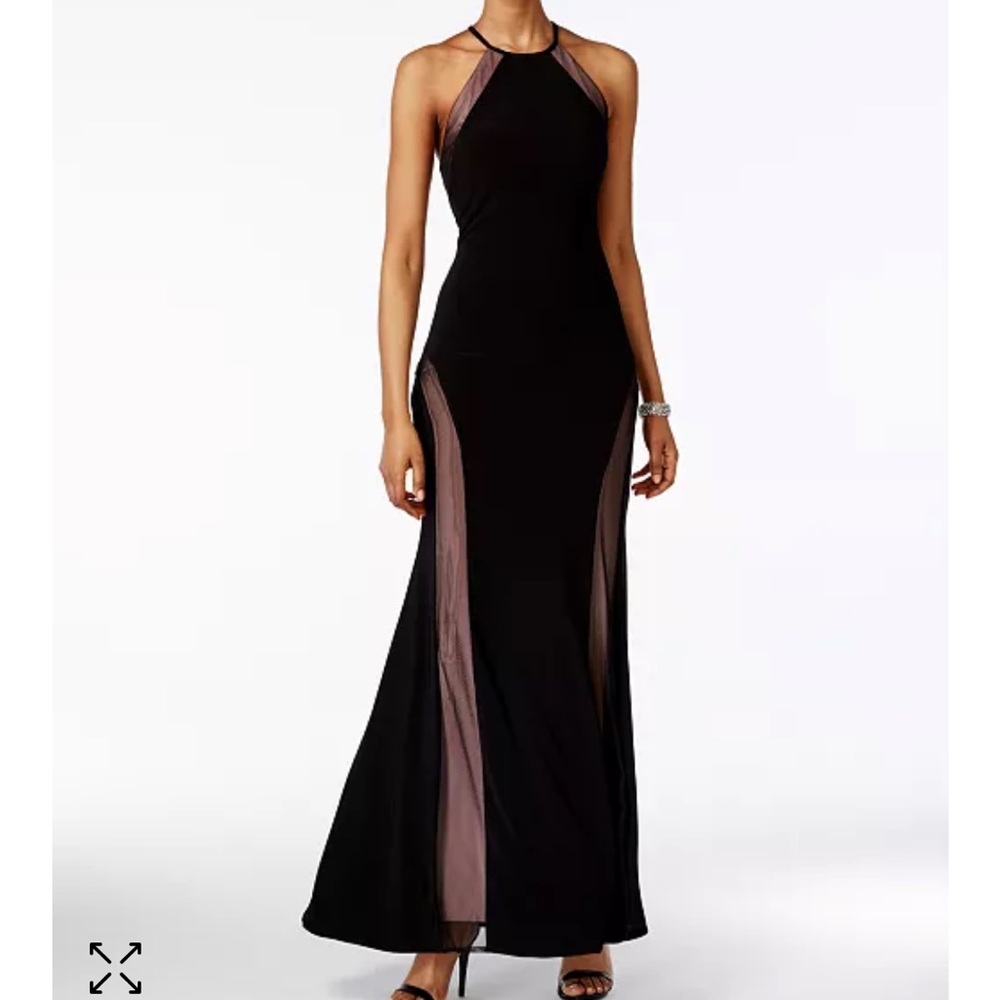 Open back gown